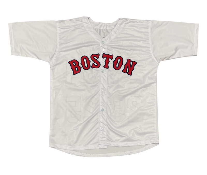Ramirez Ortiz Lowell Pearce Signed Red Sox WS MVP Custom Jersey Beckett BAS COA