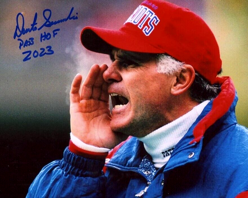 Dante Scarnecchia Signed New England Patriots 8x10 Photo Pats HOF 23 LSCM COA #1