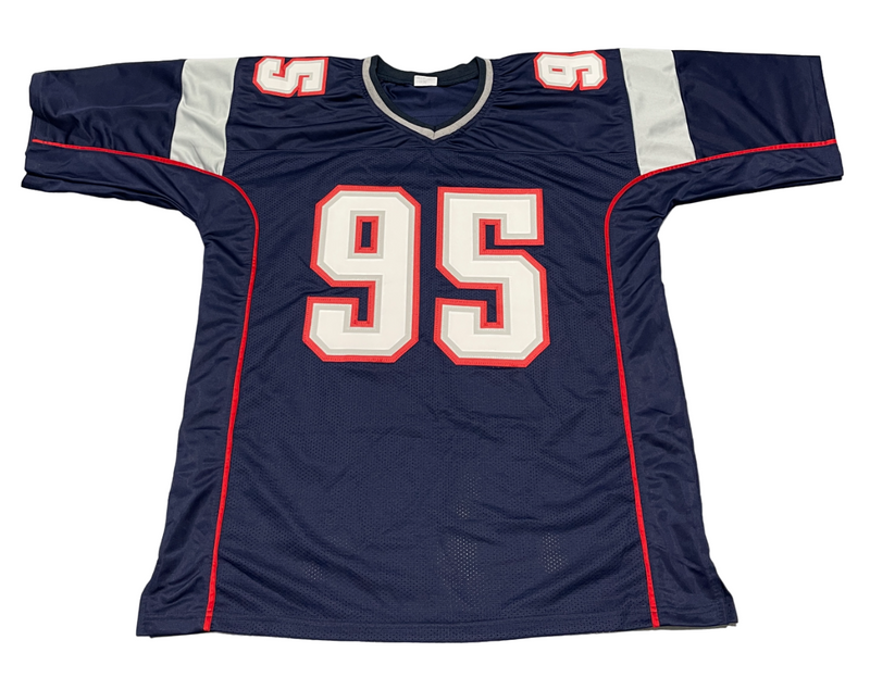 Tully Banta-Cain Signed Patriots Custom Jersey w/ 2x SB Champ Beckett W BAS COA