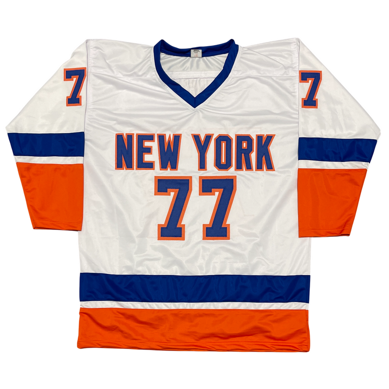 Pierre Turgeon Signed Islanders Custom Jersey w/ HOF 23 Beckett Witness BAS COA