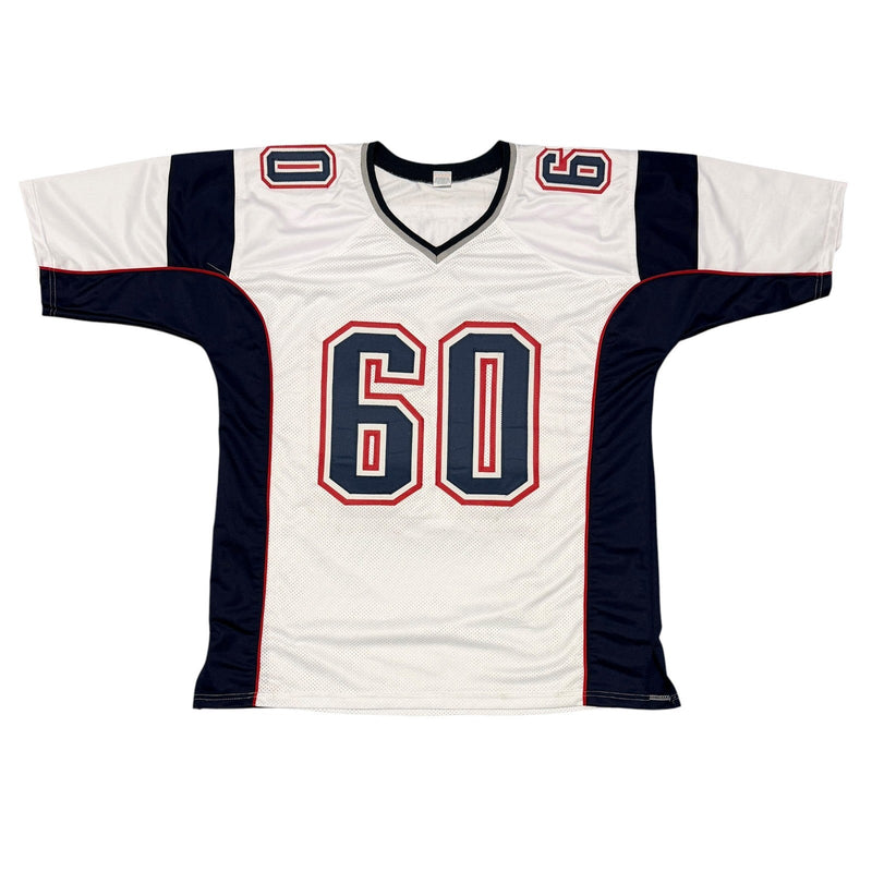 David Andrews Signed Patriots Custom Jersey w/ 2x SB Champ JSA Witness COA