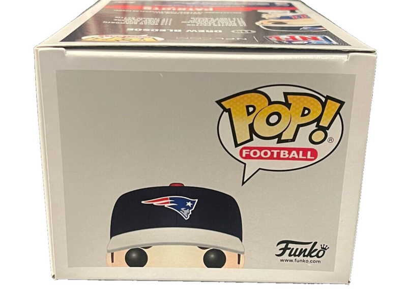 Drew Bledsoe Signed Auto Autographed Funko Pop #115 Beckett Witness BAS COA