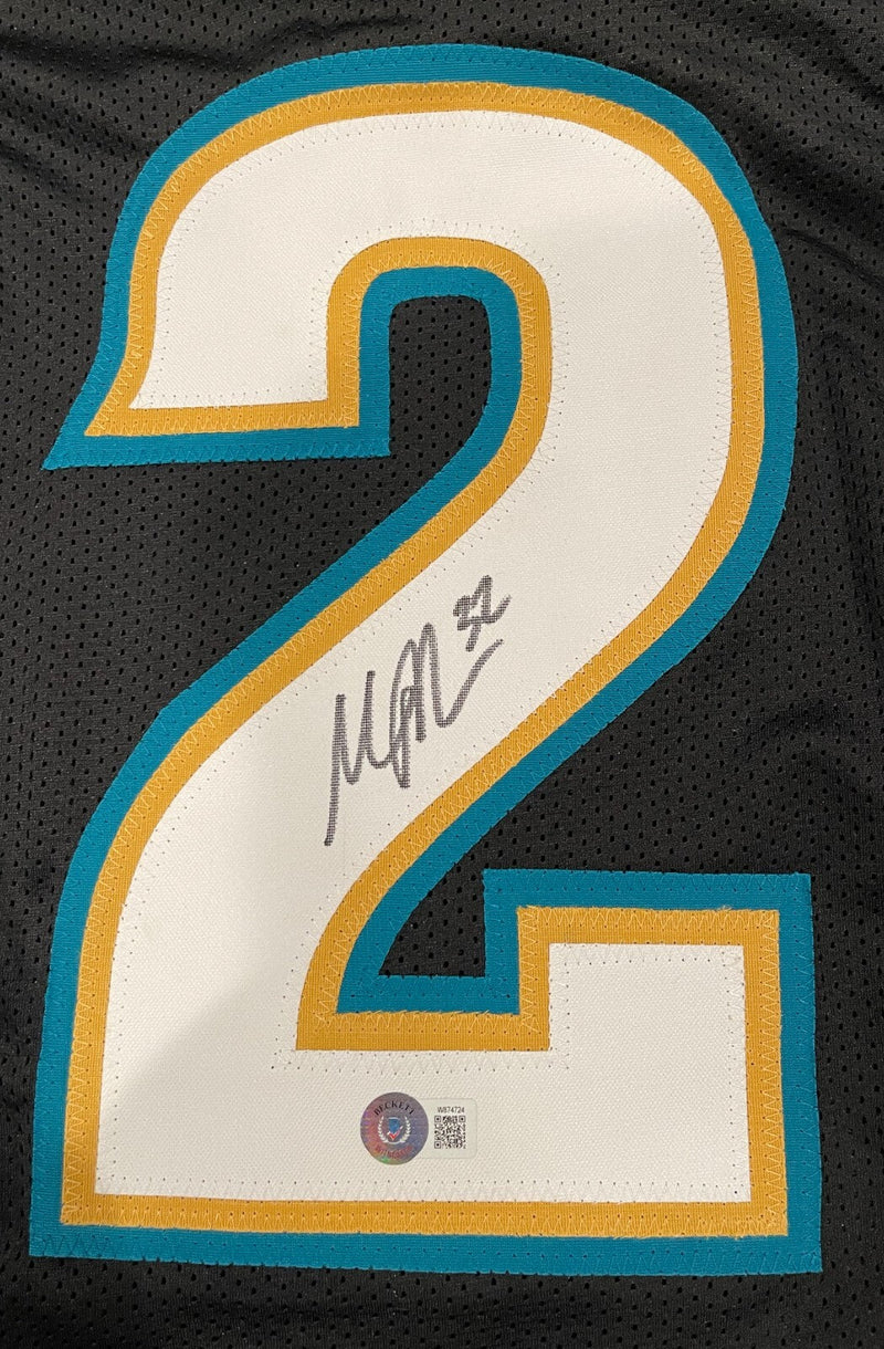Maurice Jones-Drew Signed Jacksonville Jaguars Custom Jersey Beckett Wit BAS COA