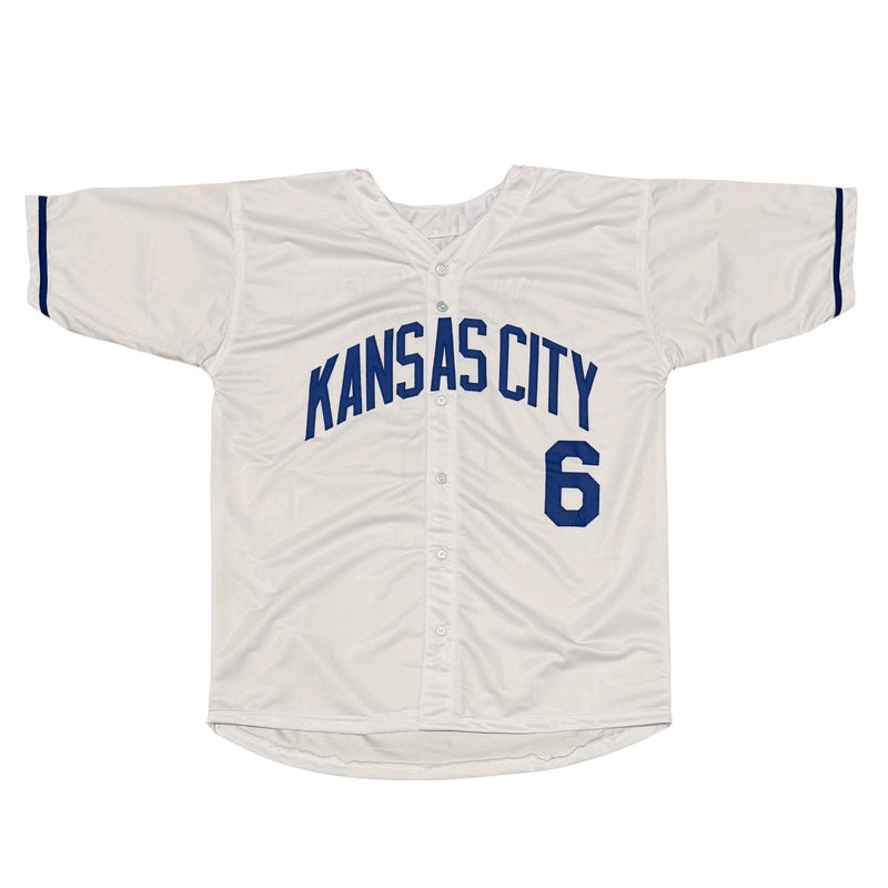 Willie Wilson Signed Kansas City Royals Custom Jersey w/ 85 WSC JSA Witness COA
