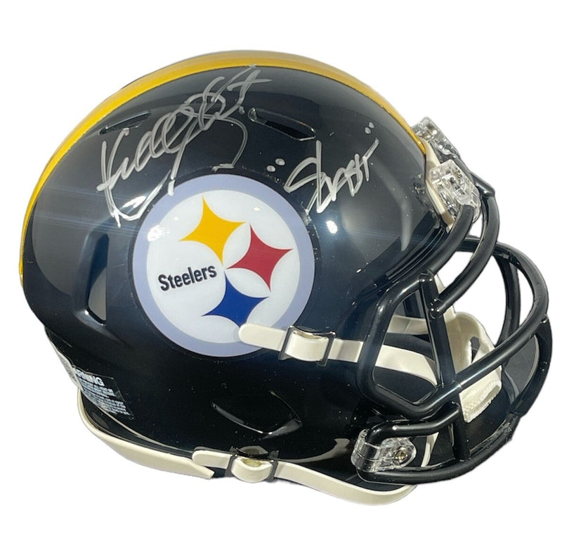 Kordell Stewart Signed Pittsburgh Steelers Speed Mini Helmet w/ Slash BAS COA