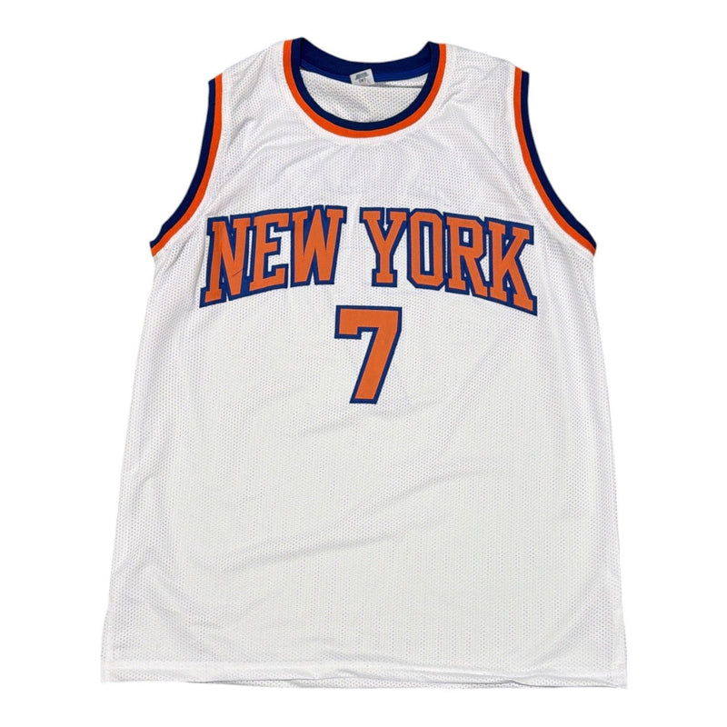 Kenny Sky Walker Signed New York Knicks Custom Jersey w/ 89 Dunk Champ JSA W COA