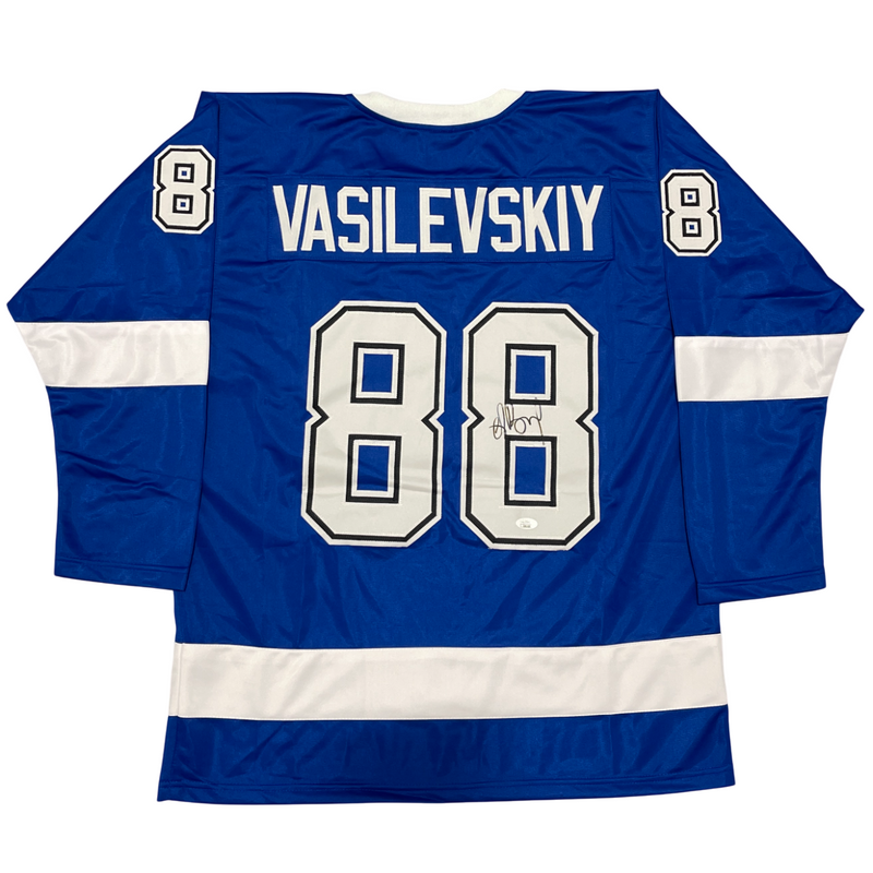 Andrei Vasilevskiy Signed Autographed Tampa Bay Lightning Custom Jersey JSA COA