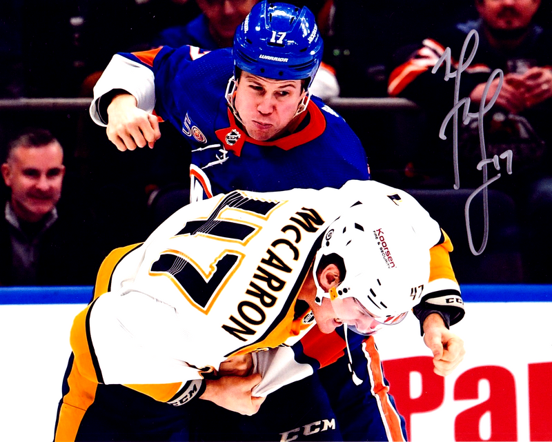 Matt Martin Signed Autographed New York Islanders 8x10 Photo LSCM COA #2