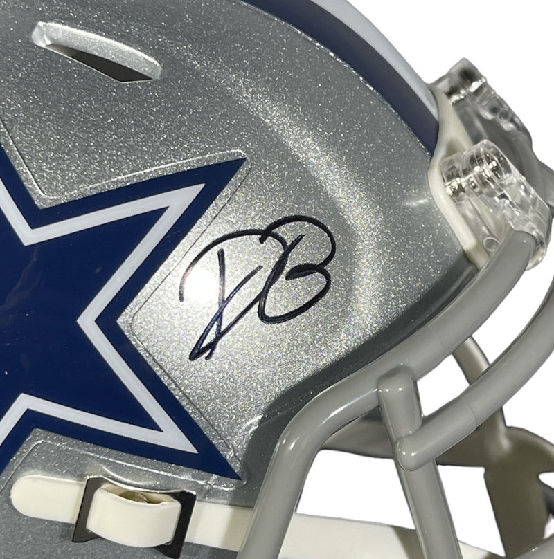 Daron Bland Signed Dallas Cowboys Speed Mini Helmet Beckett Witness BAS COA