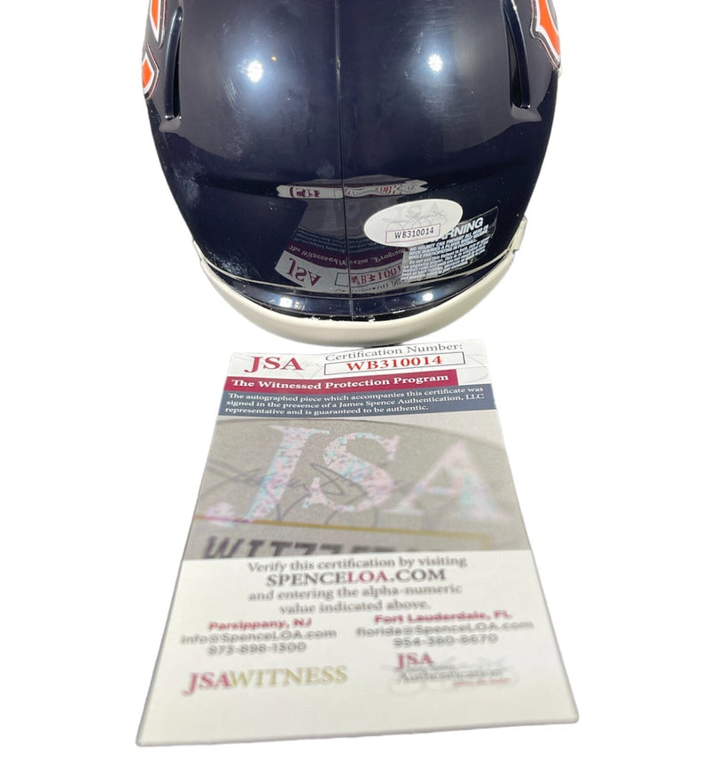 D'Andre Swift Signed Autographed Chicago Bears Mini Helmet JSA WITNESS COA