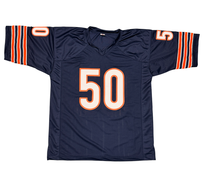 Mike Singletary Signed Autographed Chicago Bears Custom Jersey JSA Witness COA