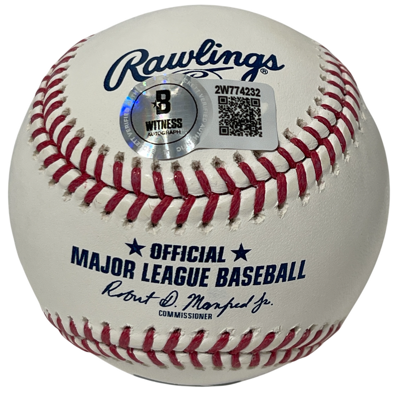 Fergie Jenkins Signed ROMLB Baseball w/ Black Aces Beckett W BAS COA Cubs