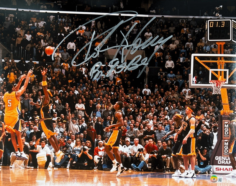 Robert Horry Signed Auto 16x20 Photo Big Shot Bob Beckett Witness BAS COA Lakers