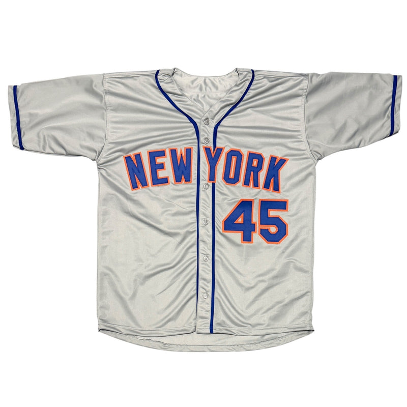 John Franco Signed Autographed New York Mets Custom Jersey JSA Witness COA
