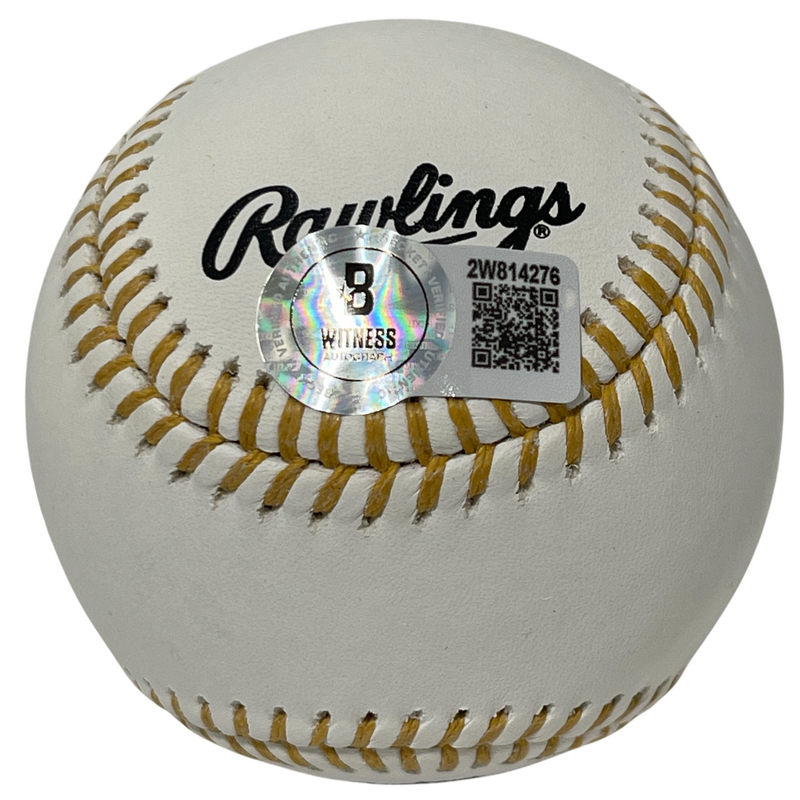 Andre Dawson Signed Rawlings Gold Glove Baseball w/ 8x GG Beckett Wit BAS COA
