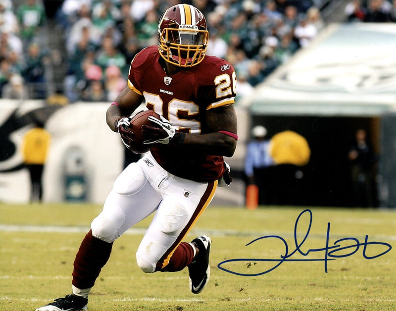 Clinton Portis Signed Auto Autographed Washington 8x10 Photo LSCM COA