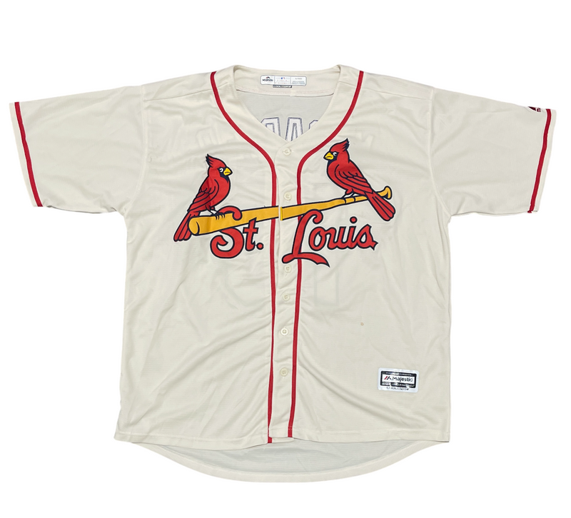 Tim McCarver Signed Cardinals Custom Replica Jersey w/ 64 67 WS Champs JSA COA