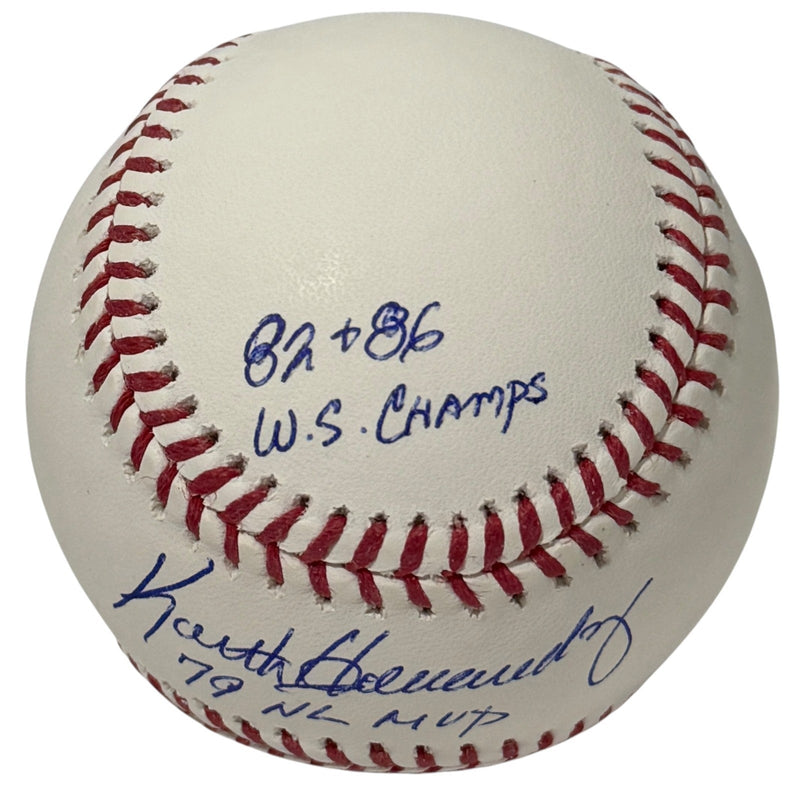 Keith Hernandez Signed Autographed ROMLB Baseball w/ 4 Stat Inscs JSA COA Mets