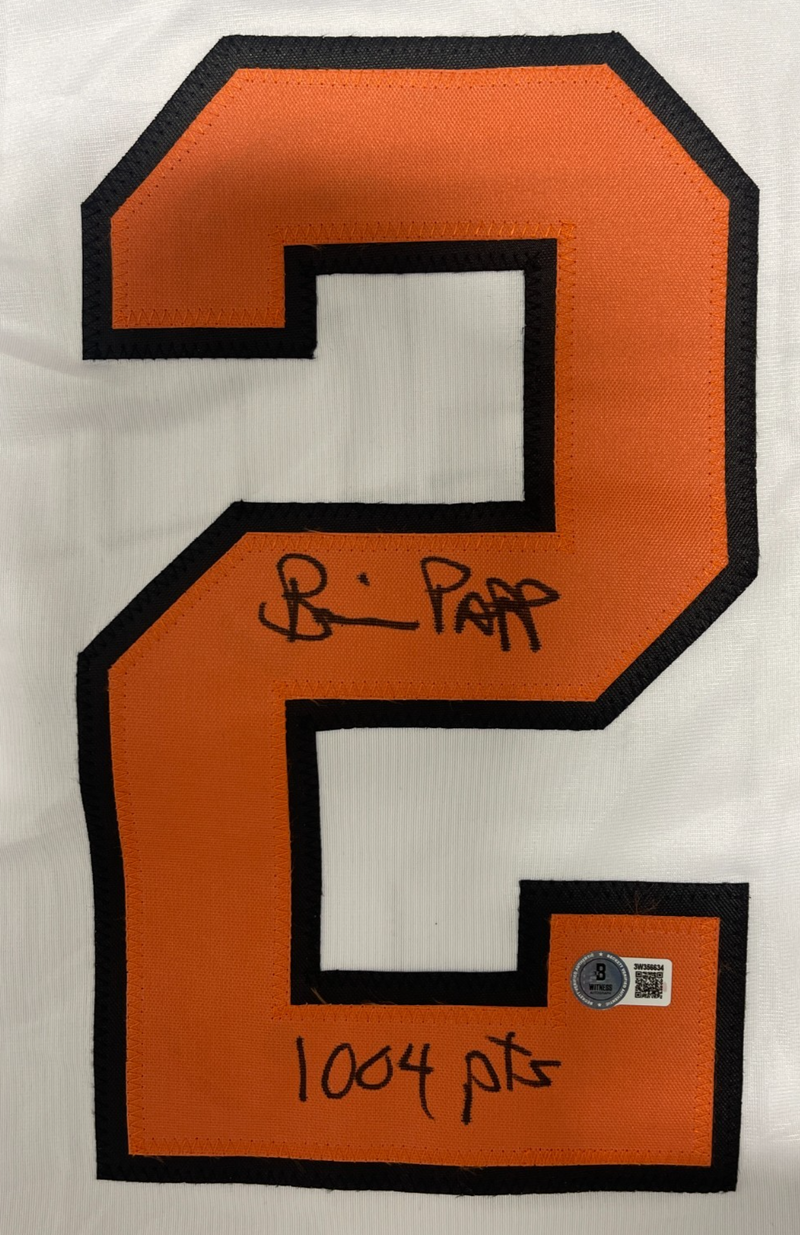 Brian Propp Signed Philadelphia Custom Jersey w/ 1004 Pts Beckett Wit BAS COA