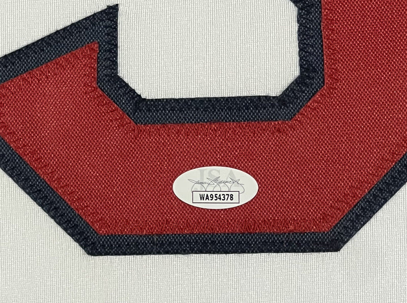 Triston Casas Signed Framed Custom Jersey Boston Red Sox JSA Witness COA