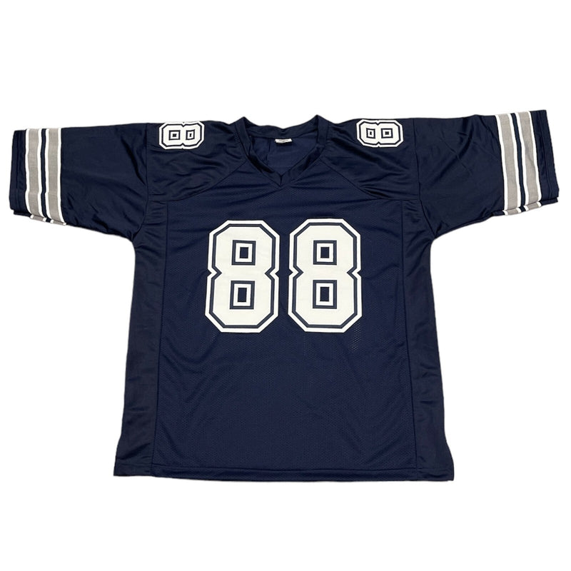 Michael Irvin Signed Dallas Cowboys Custom Jersey Beckett Witness BAS COA