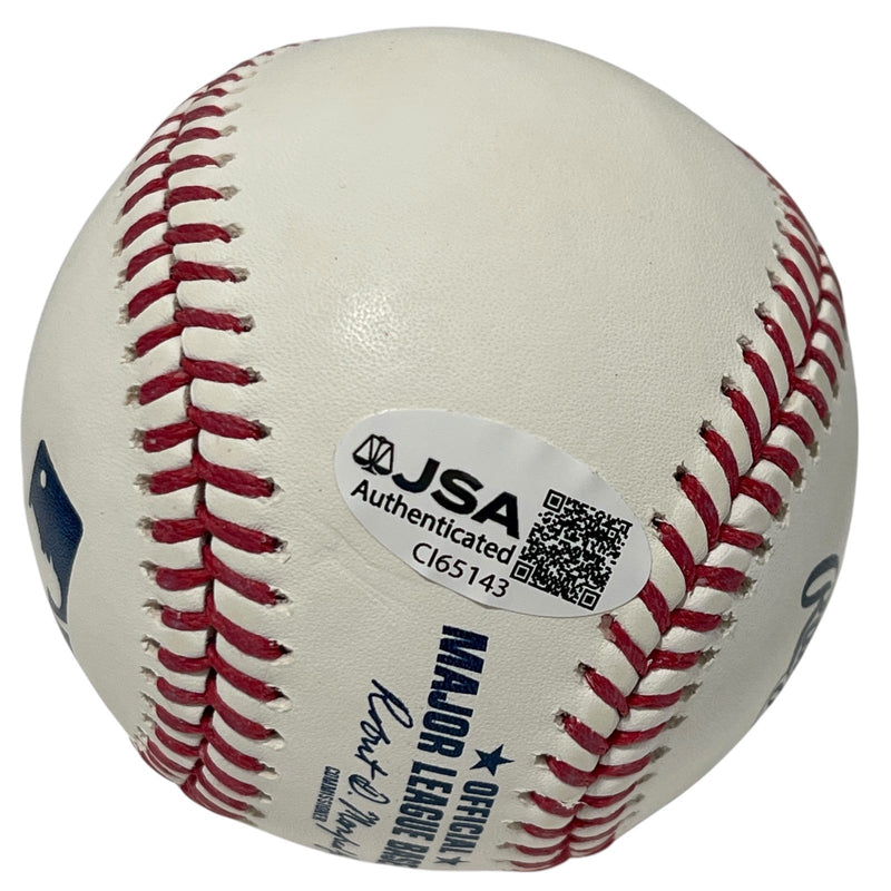 Leo De Vries Signed Autographed ROMLB Baseball JSA COA Oakland Athletics