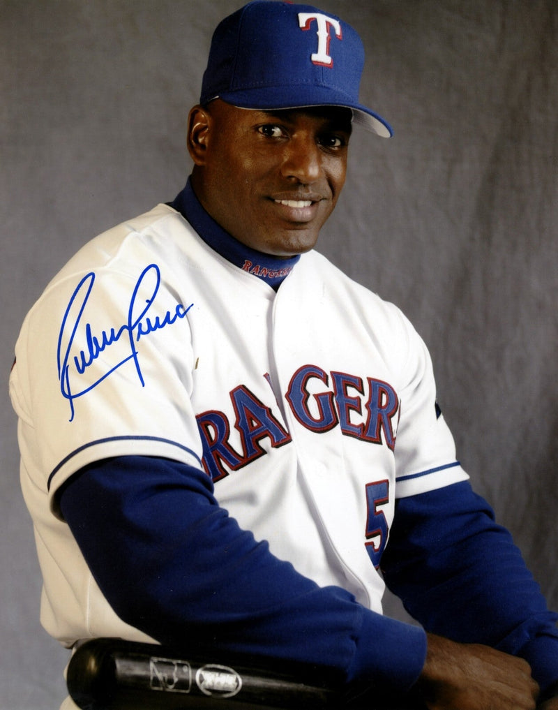 Ruben Sierra Signed Autographed Texas Rangers 8x10 Photo LSCM COA #2