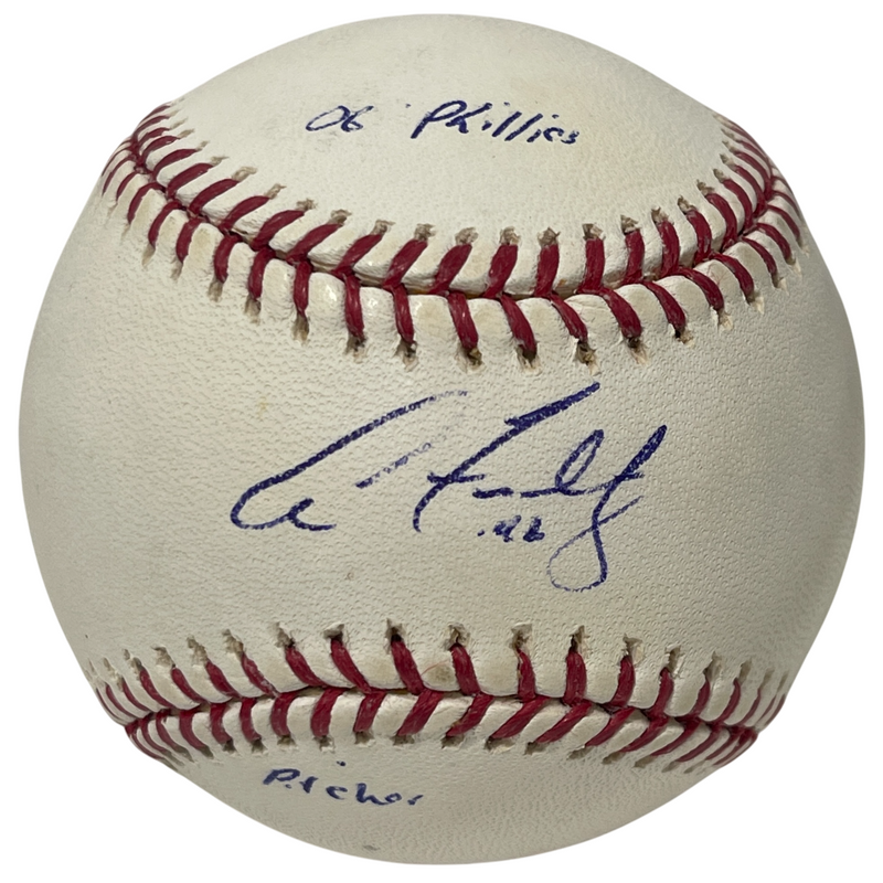 Aaron Fultz Signed Autographed ROMLB Baseball w/ 06 Phillies Insc. LSCM COA