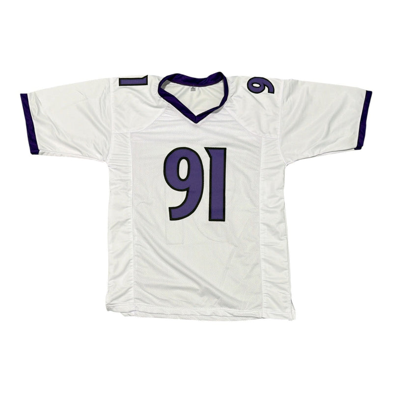 Trey Hendrickson Signed Baltimore Ravens Custom Jersey JSA Witness COA
