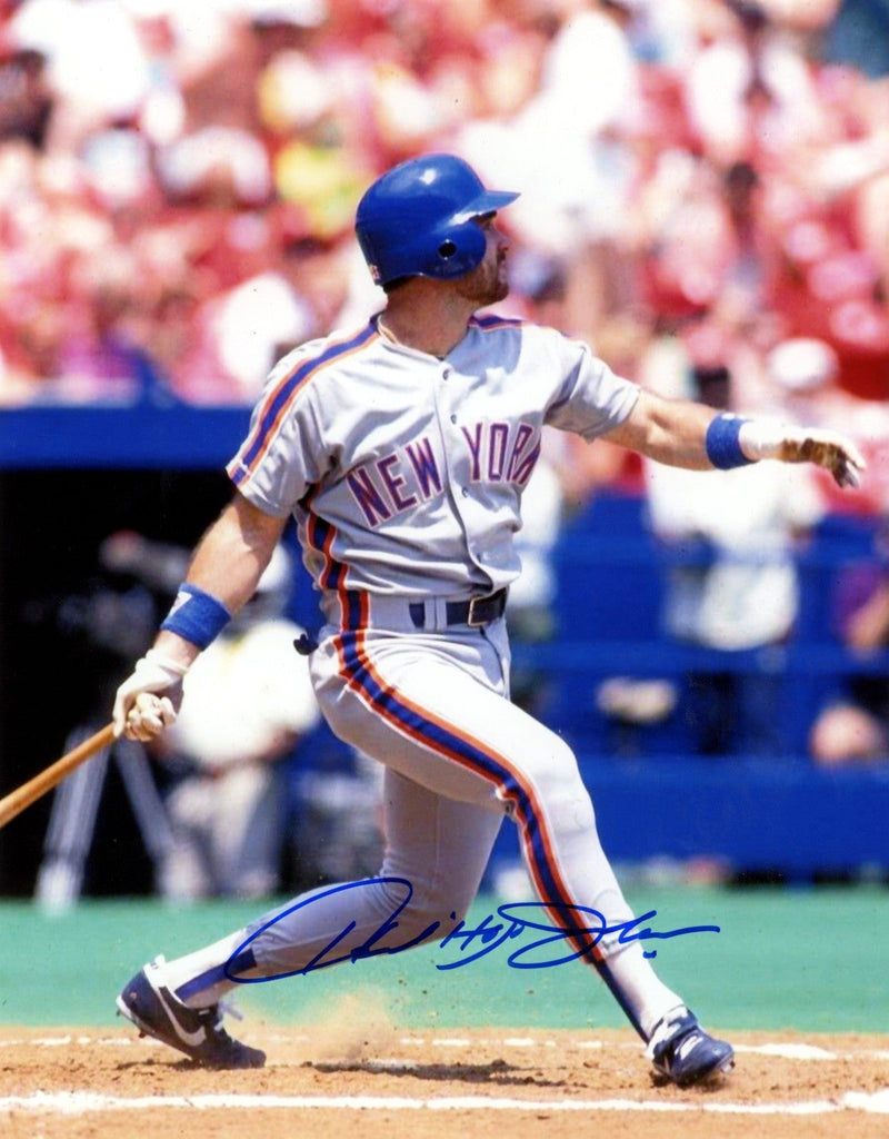 Howard Johnson Signed Autographed New York Mets 8x10 Photo LSCM COA #1