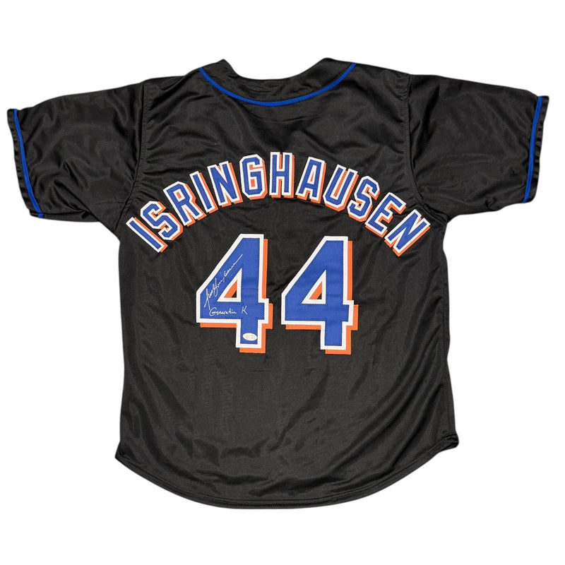 Jason Isringhausen Signed Mets Custom Jersey w/ Generation K JSA Witness COA