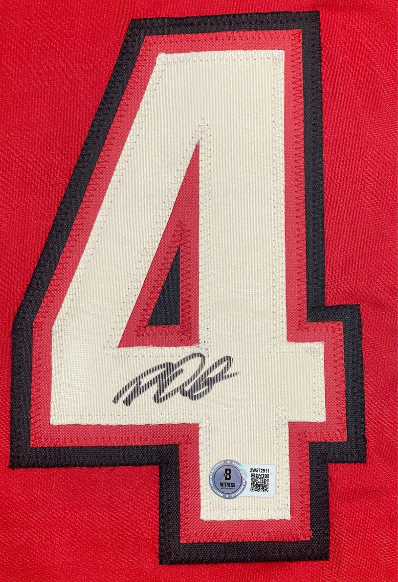 Roy Oswalt Signed Houston Astros Custom Red Jersey Beckett Witness BAS COA