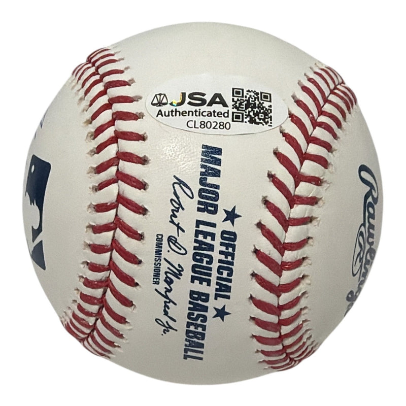 Luis Arraez Signed ROMLB Baseball w AL Batting Champ 2022 JSA COA Twins Phillies