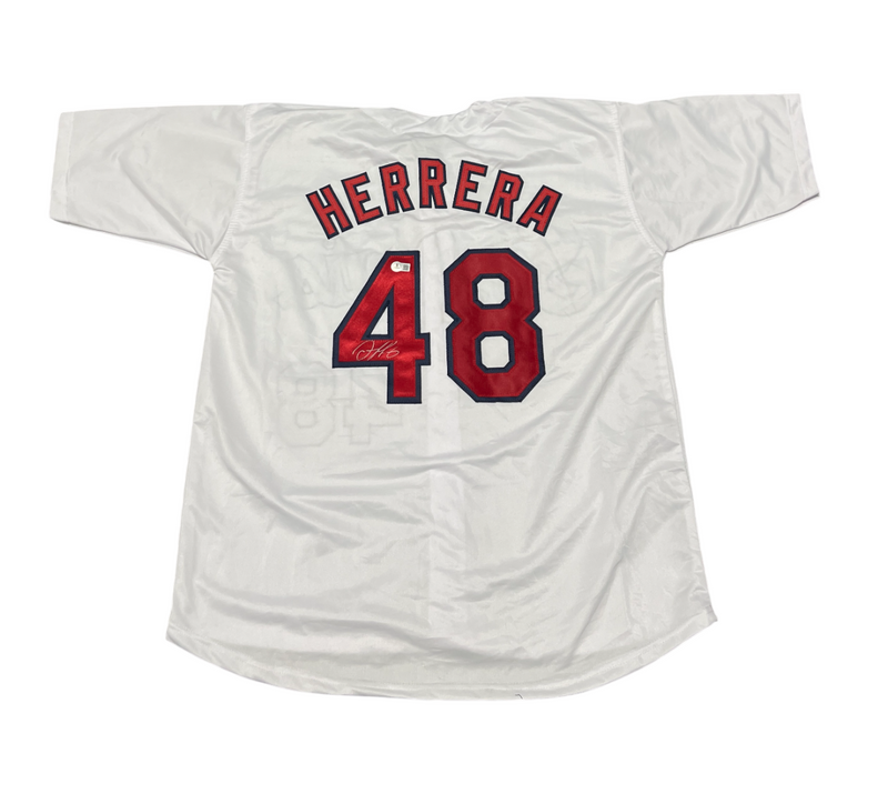 Ivan Herrera Signed St Louis Cardinals Custom Jersey Beckett Witness BAS COA