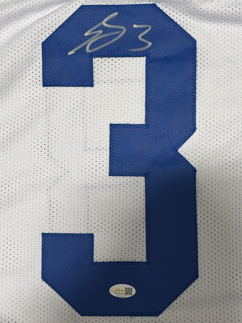 George Pickens Signed Autographed Dallas Cowboys Custom Jersey JSA Witness COA