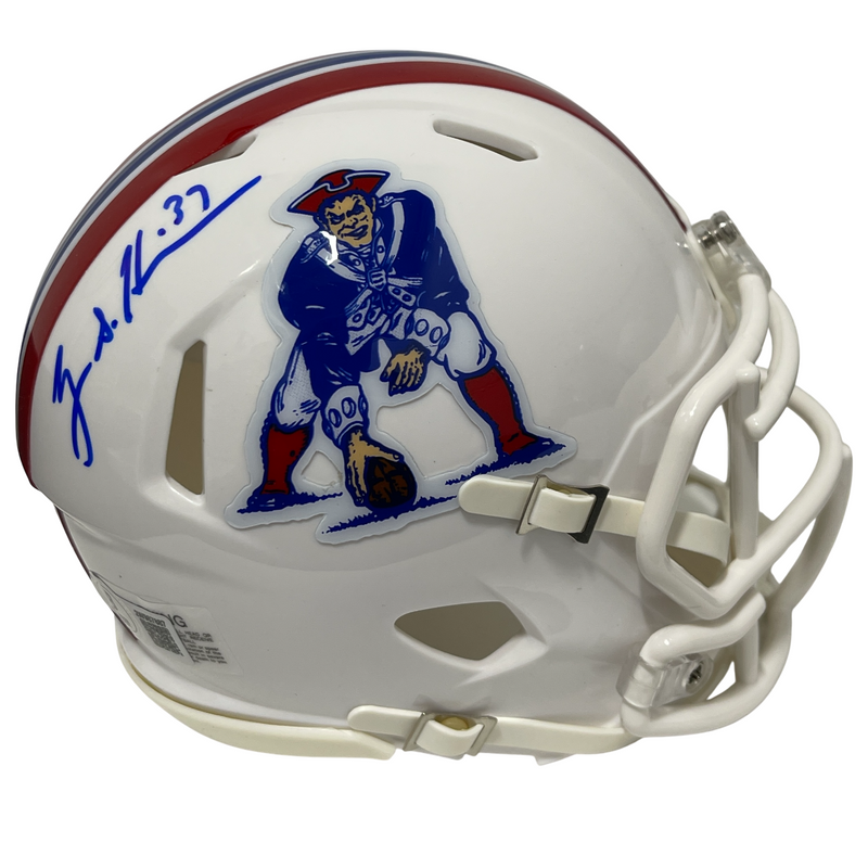 Rodney Harrison Signed New England Patriots TB Mini Helmet Beckett Wit BAS COA