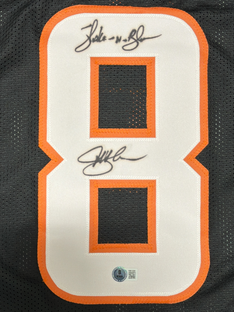 Jeff Blake Signed Cincinnati Bengals Jersey w/ Shake & Blake Beckett Wit BAS COA