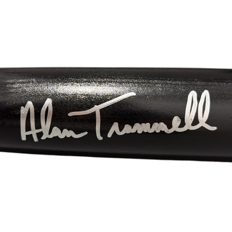 Alan Trammell Signed Autographed Louisville Slugger Black Bat JSA Witness COA