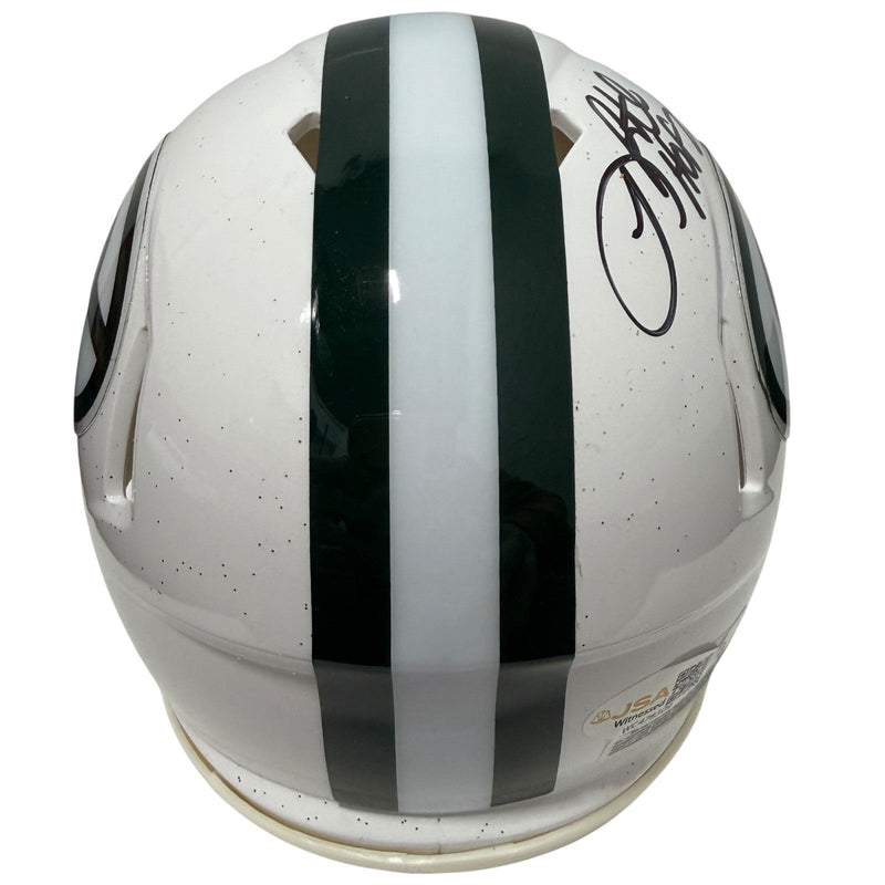 LeRoy Butler Signed Packers ALT White Mini Helmet w/ HOF 22 JSA Witness COA