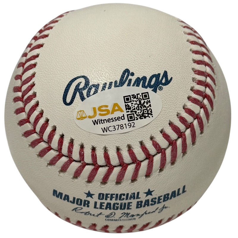 Cleon Jones Signed Autographed ROMLB Baseball w/ 69 WSC JSA Witness COA NY Mets