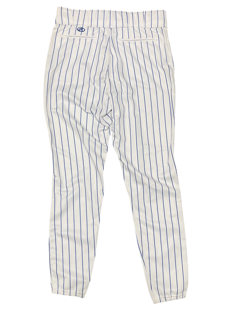 Al Leiter UNSIGNED 2001 New York Mets Game Used White Pinstripe Baseball Pants