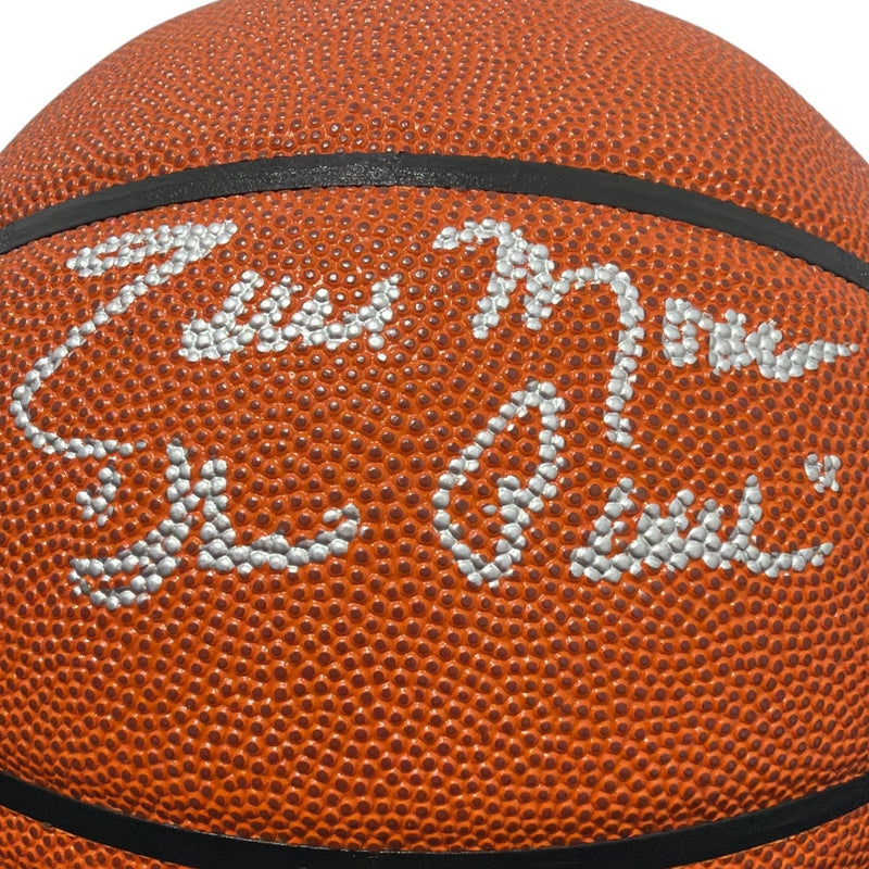 Earl Monroe Signed Autographed Wilson NBA Basketball w/ The Pearl JSA Wit COA