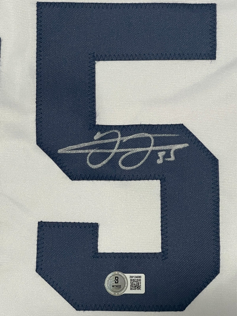 Frank Thomas Signed Chicago White Sox Custom Jersey Beckett Witness BAS COA