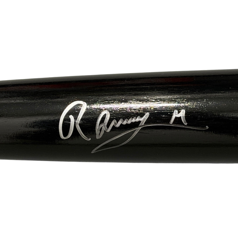 Ronny Mauricio Signed Autographed Rawlings Black Bat JSA COA New York Mets