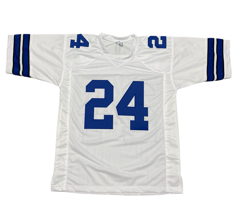 Larry Brown Signed Dallas Cowboys Custom Jersey w SB XXX MVP Beckett Wit BAS COA