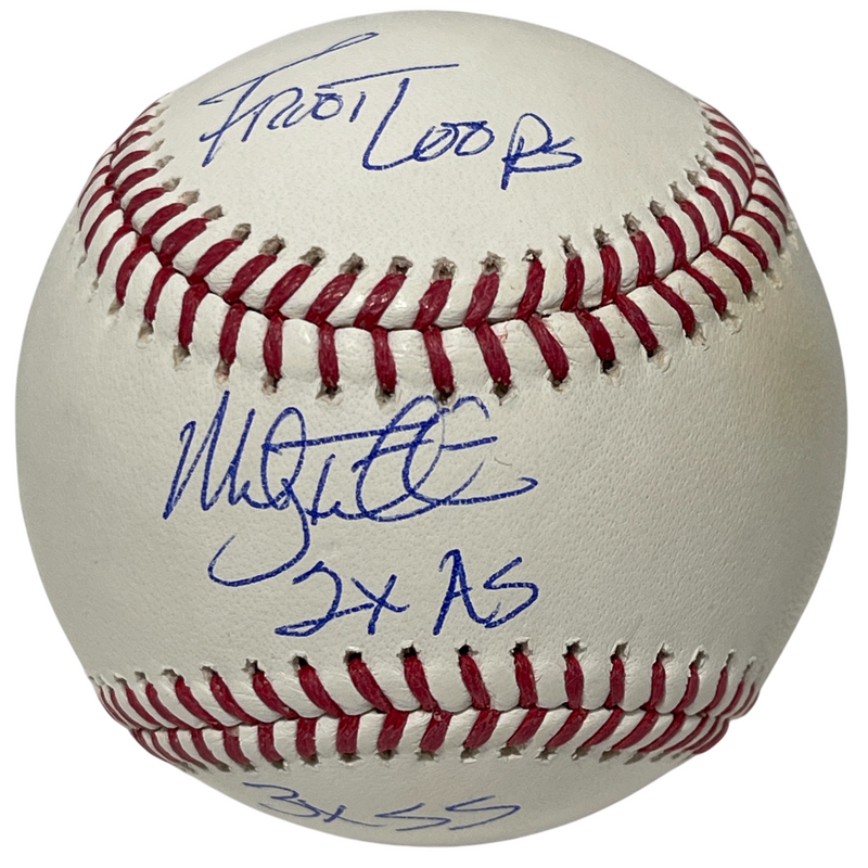 Mickey Tettleton Signed ROMLB Baseball w/ 3 Insc Beckett Wit BAS COA Tigers