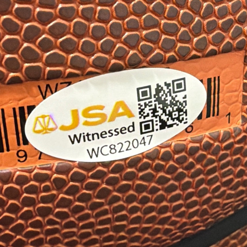 Earl Monroe Signed Autographed Wilson Knicks NBA Basketball JSA Witness COA