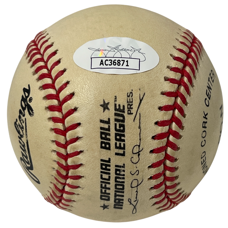 Mike Piazza Signed Rawlings National League Baseball New York Mets JSA COA F
