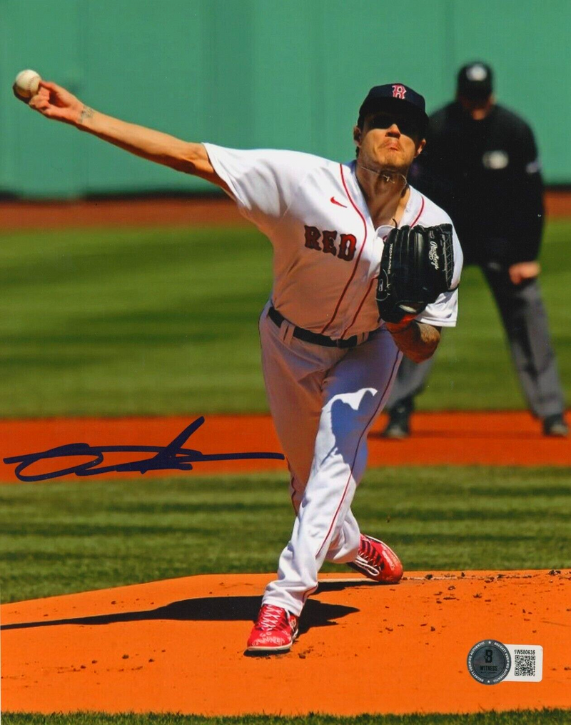 Tanner Houck Signed Boston Red Sox 8x10 Photo Beckett Witness BAS COA #1