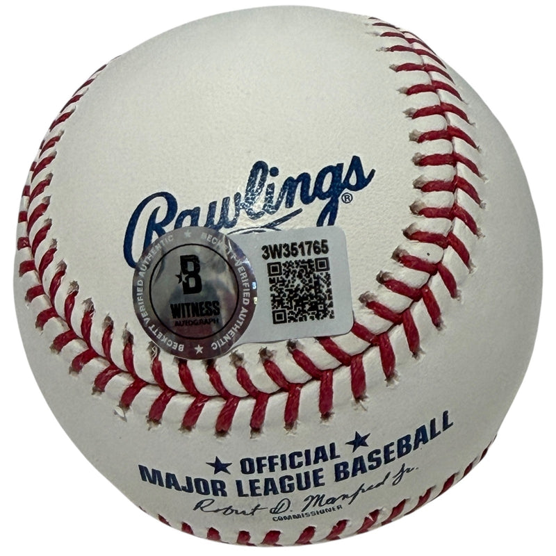 Bill Pulsipher Signed ROMLB Baseball w/ MLB Debut + Generation K JSA Witness COA